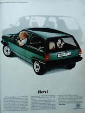 VW Polo  Steilheck, originale Werbung aus 1984  Typ 86 C