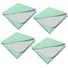 4 Stk Inkontinenzunterlage Matratzenauflage Baby Bettschutz 75x90 cm wasserdicht