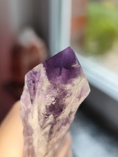 TOP Amethyst Druse Geode 129g Deko Heilstein Ruhe Kristall Dunkelviolett Uruguay