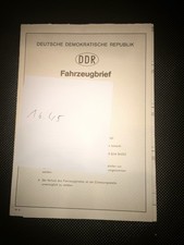 DDR Kfz Brief Eigenbau