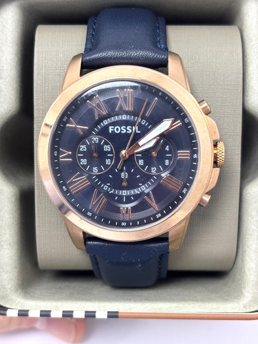 Fossil grant chrono - grant, rose-gold