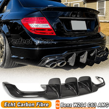 Für Mercedes W204 C63 AMG Sport 2012-2015 Carbon Heckdiffusor Diffusor Spoiler