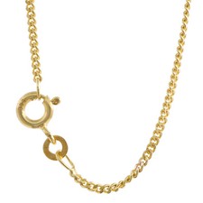 1,6 mm 333 -8 Karat Gold Halskette Panzerkette massiv Gold hochwertige Goldkette