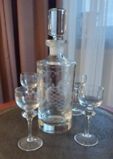 Kristall Karaffe geschliffen