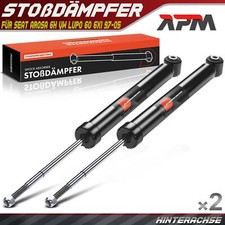 2x Stoßdämpfer Gasdruck Hinterachse für Seat Arosa 6H VW Lupo 60 6X1 97-05