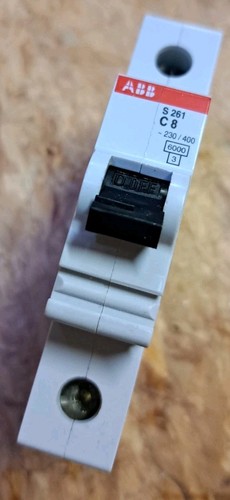 Abb s261 sicherungsautomat - sicherungsautomat, c8a
