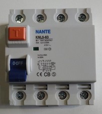 NANTE FI-Schalter 40A 0,03mA 4-polig Typ: A