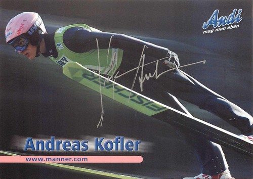 Autogramm andreas kofler - autogramm,