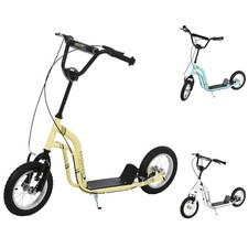HOMCOM Tretroller Kinderroller Scooter Cityroller Luftreifen verstellbar