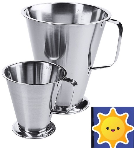 Messbecher mit fuß größen - messbecher,