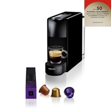 Krups XN1108 Essenza Mini Nespresso Kaffeemaschine Kapselautomat Schwarz