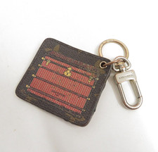 LOUIS VUITTON Monogramm Leder Taschenanhänger Schlüsselanhänger...