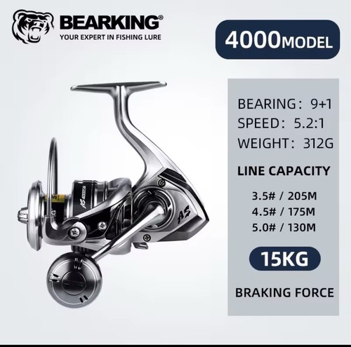 Spinnrolle bearking assassin - ,