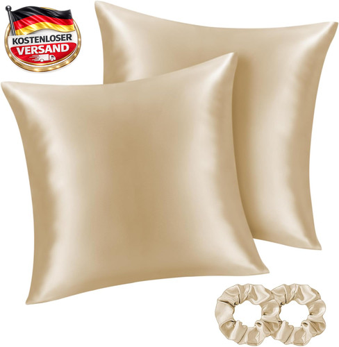 Satin seidenkissenbezug - /,