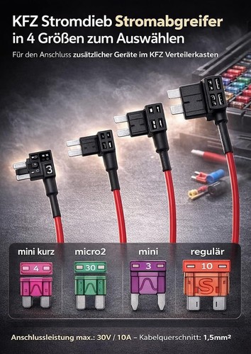 Kfz stromdieb stromabgreifer - stromdieb,