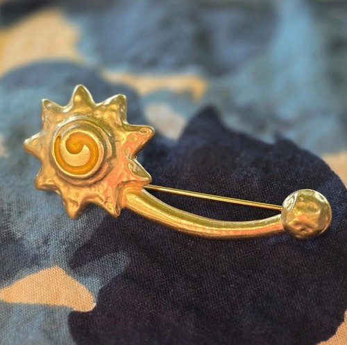 Tolle vintage brosche signiert - tolle,