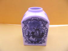 August Warnecke * Teedose ohne Deckel * Dekor Delfzijl