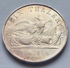 Preußen, Friedrich Wilhelm III. 1797-1840, 1 Taler 1818 D, AKS 13 *** (#2409)