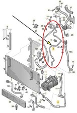 Klimaleitung Kältemittelrohr