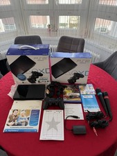 Sony Playstation 2 Slim SCPH-90004 schwarz Komplett Singstar edition Sammler WOW