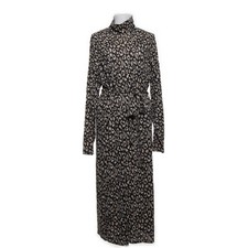 Design by kappAhl, Rollkragenkleid, Größe: M, Beige/Schwarz/Mehrfarbig -yBH