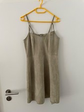 grey&grey Lederkleid Kleid Gr.38 Wildleder braun