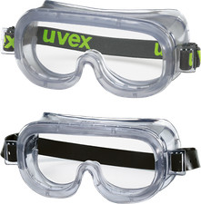 uvex 9305 Vollsicht-Brille Arbeit/Labor Augen-Schutz für Brillenträger geeignet