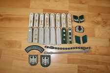 Bundesgrenzschutz BGS & GSG 9  Bundespolizei Schulterklappen Schulterstücke