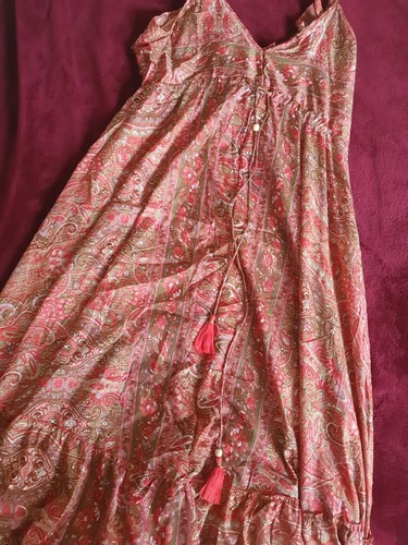 Damen boho kleid - lang, size