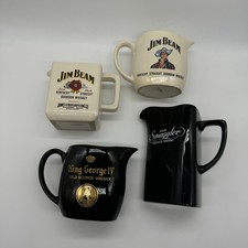 4x Whisky Krug Keramik