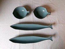 4 x Keramik Schalen in Fischform 