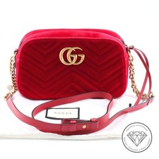 Gucci Marmont in samt rot xxyy