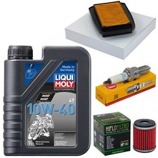 Wartung Zündkerze Luftfilter Ölfilter 1L Öl Set für Yamaha YZF-R 125 RE 2008-13