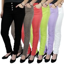 KAROSTAR ★ BASIC KNÖPFE BOYFRIEND BAGGY JEANS HOSE BAUMWOLLE STRETCH NEU 36 - 48