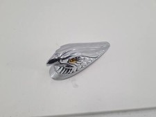 Harley-Davidson Universal  NOS Adlerkopf-Dekor für Vorderradschutzblech Chrom mi