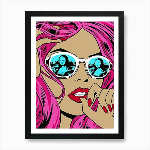Pop art kunstdrucke gerahmt - kunstdrucke,