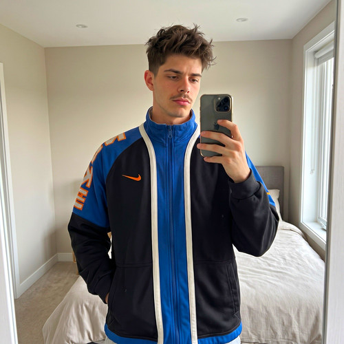 Vintage nike track - nike, blau