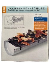 TCM Dachrinnen-Schutz Gitter 6m x 16cm Laubschutz Kunststoff Schwarz
