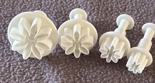Fondant ausstecher blumen - 4x,