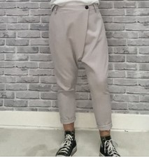 ♥️ Hose tiefer Schritt Baggy Haremshose mit Überwurf Gr. M ♥️ Angebot