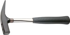 PICARD Latthammer Zimmermannshammer Hammer mit Stahlrohrstiel geraute Bahn 600g