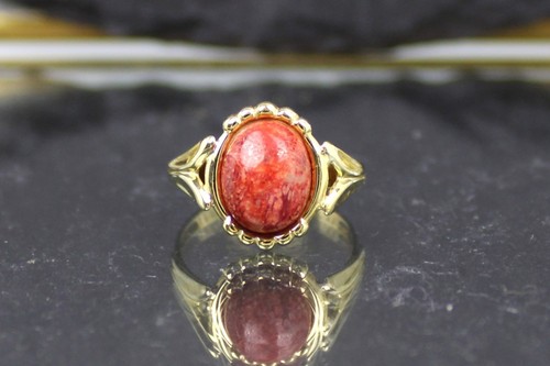 Goldring aus 333er gelbgold - gelbgold, (8