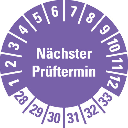 Prüfplak nächster 28 33 - nächster, 28-33