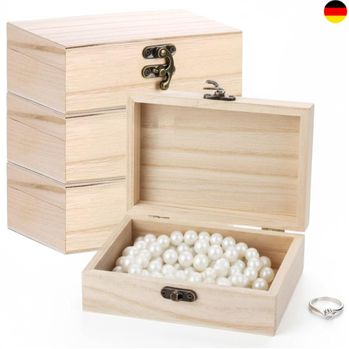 Stück holzkiste mit - 4,