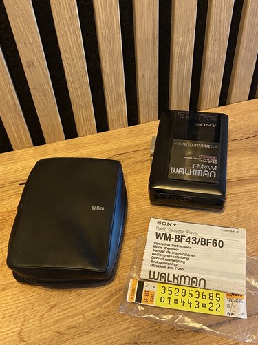 Sony bf43 walkman fm am - sony, wm-bf43