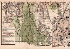 +Leipzig 1910+ Histor. Plan (südlicher Teil) mit Liniennetz (Rote/Blaue Linie)