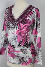 LUXUS Damen Pullover Oberteil