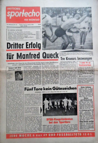 Deutsches sportecho januar - deutsches,