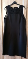 Kleid mit Spitze schwarz Gr. M