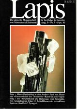 Lapis Mineralienmagazin 09/1980 Fundstellen PERU , Vogelsberg , PYRARGYRIT